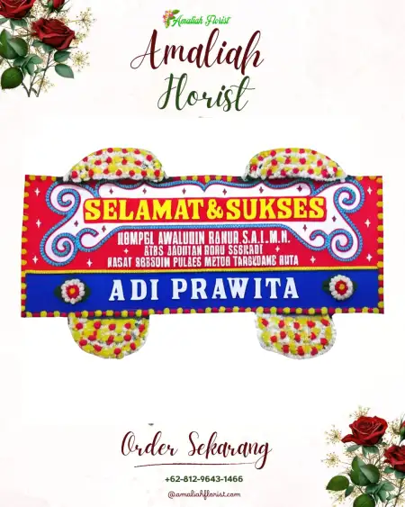 Papan Bunga Ucapan Selamat Puring Kencana