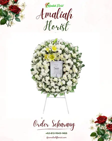 Krans Bunga Duka Puring Kencana