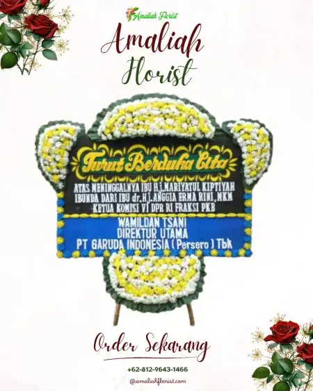 Papan Bunga Duka Puring Kencana
